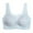 Blue, variant on Fesfesfes Women Sport Bras Top Bra Wire Free Underwears Base Vest Style Sports Lingerie