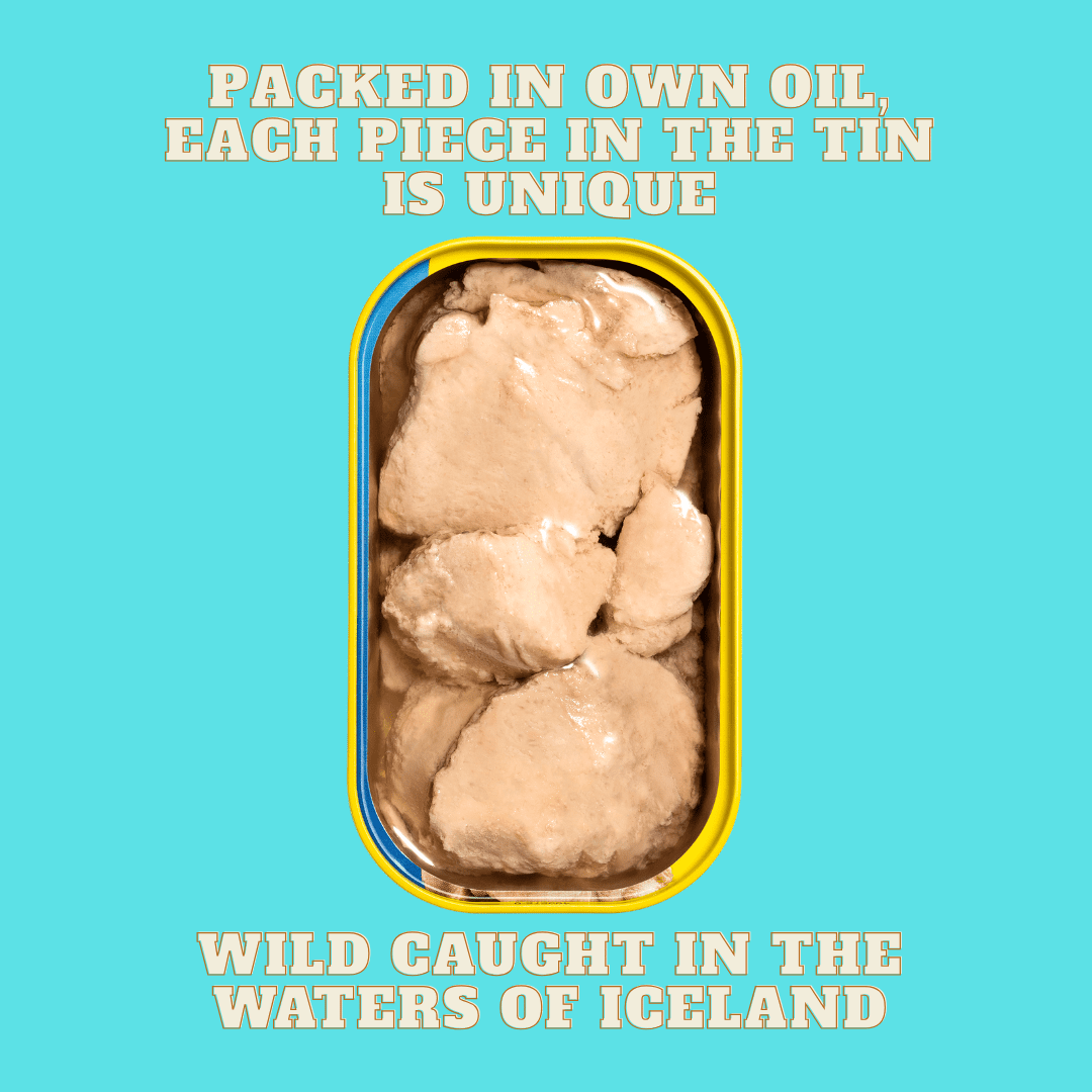 Foie Gras of the Sea Icelandic Cod Liver in Own Oil 121g/4.3 oz (pack of 12)