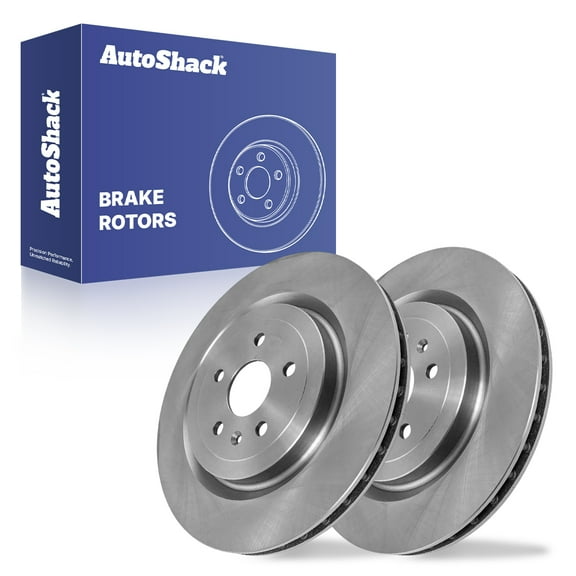 AutoShack 14.36" (364.8 mm) Rear Vented Brake Rotors | Replacement for 2010-2015 Chevrolet Camaro 2009-2019 Cadillac CTS 2017-2024 Chevrolet Camaro | 2-PC Set