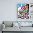 thumbnail image 3 of Trademark Fine Art 'Mother and Son Graffiti' Canvas Art by David Drioton, 3 of 3