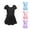 Black, variant on VOUZZA Ballet Leotards for Girls with Removable Skirt Toddler Hollow Back Dance Dress Combo Athletic Active Gymnastics Skater Wear