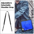 thumbnail image 6 of XYX Case for iPad Pro 11 inch (2025 M5/2024 M4) with Rotating Stand, Shoulder Strap, 2in1 Shockproof Cover, Deep Blue, 6 of 7