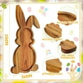 thumbnail image 3 of Kayannuo Cute Wooden Tray Kitchen Cheese Board Easter Wooden Tray Home Decor, 3 of 9
