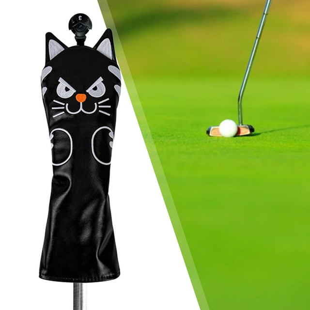Couvre-chef de Golf Équipement de Golf Putter Putter Putter Putter Couvre-Chef UT Bois Cue Noir