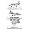 thumbnail image 5 of MinimumRC Phantom 2000 EDF RC Plane, 30mm Brushless Ducted Jet 4CH Fixed-Wing RC Aircraft with Gyro Stabilized for Hobbyists, 5 of 5