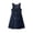 School Dress - Navy, variant on REDARER Girls Sleeveless Vest Dress Double Button Front Neck Tie Side Pleated A Line Casual Back to School Daily Dance Performance Kids Uniform Gown Dress,15-16 Years