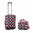 thumbnail image 1 of Rockland Ensemble de Bagages 2 Pcs Multi Pois Roses, 1 of 1