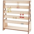 thumbnail image 5 of 210 Holes Earring Holder 5-tier Wood Earring Display Stands Assembled Jewelry Tower Earring Organizer Holder Ear Stud Holder for Stud Earring Bracelet Necklace Ring Selling Retail, 5 of 9