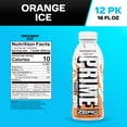 thumbnail image 2 of Prime Ice Hydration Sports Drink, Orange, 16.9 fl oz, 12 Pack, Bottles, 2 of 9