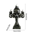 thumbnail image 3 of YIKA Halloween Decoration Halloween Skull Ghost Mask Lantern Horror Decoration Light LED Electronic Glowing Candle Lamp Halloween Ornaments, 3 of 6