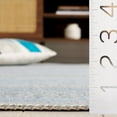 thumbnail image 4 of SAFAVIEH Cabo Lyla Striped Area Rug, Beige/Blue, 7' x 7' Round, 4 of 7