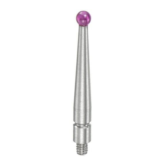 Uxcell Contact Point for Dial Test Indicator, 2mm Diameter Ball Tip M1.7x0.35 Thread 0.8" Length