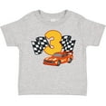 thumbnail image 3 of Inktastic Number Three Race Car Boys or Girls Toddler T-Shirt, 3 of 5