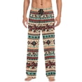 thumbnail image 7 of FORMRS Mens Pajama Pants with Pockets Cotton Sleepwear Lounge Bottoms Sizes S-2XL, Tribal Art, 7 of 7