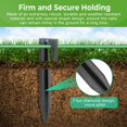 thumbnail image 5 of 1 Set Landscape Edging Stakes, Plastic Landscape Anchoring Spikes, Flower Fruit Tree Press Nails for Garden, Tent, Lawn Edging, Weed Barriers, Turf, 5 of 8