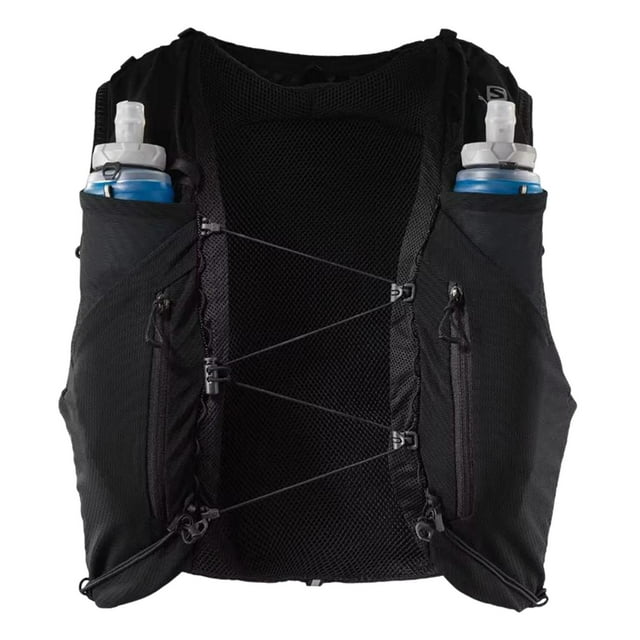 ZLight Adjustable Water Bag Hydration Pack 12L Capacity Waterproof Running Gear Daypack Runner Rucksack Hydration Vest Keys Black XXL
