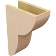 thumbnail image 5 of 6"W x 12"D x 18"H Classic Crestline Rough Cedar Woodgrain TimberThane Corbel, Primed Tan, 5 of 6