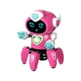 thumbnail image 1 of Robot de juguete HUOGUO eléctrico universal con luz y música de 17 cm, 1 of 2