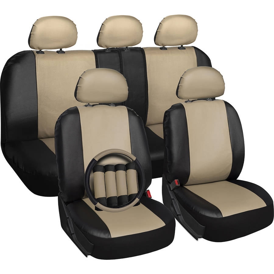 For Chevrolet New PU Leather Car Truck Auto Seat Cover Front Rear Full Set BG 