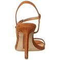 thumbnail image 3 of Sam Edelman Women's Sandals Heeled Ankle Strap, Stiletto Heel Slingback Brown, 3 of 7