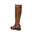 thumbnail image 5 of Dream Pairs Women's Chunky Block Heel Knee-High Boots Round Toe Side Zipper Riding Buckles & Biker Style, 5 of 8