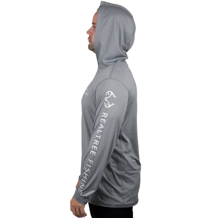 Avalanche Outdoor Supply Company Gray Microfiber Long Sleeve Hoodie Men’s  Small