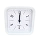thumbnail image 5 of Inteprter Reloj despertador luminoso silencioso para cabecera, Digital de plástico, reloj que no hace tictac, relojes de repetición táctiles Blanco Cuadrado 2Conjunto, 5 of 6