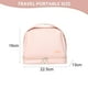 thumbnail image 2 of El bolso cosmético de doble capa, el cuero de la PU impermeable compone el bolso para las mujeres y las muchachas, 2 of 5