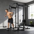 thumbnail image 2 of Soozier Multi-Functional Power Rack, Smith Machine with Pull Up Bar, 2 of 10