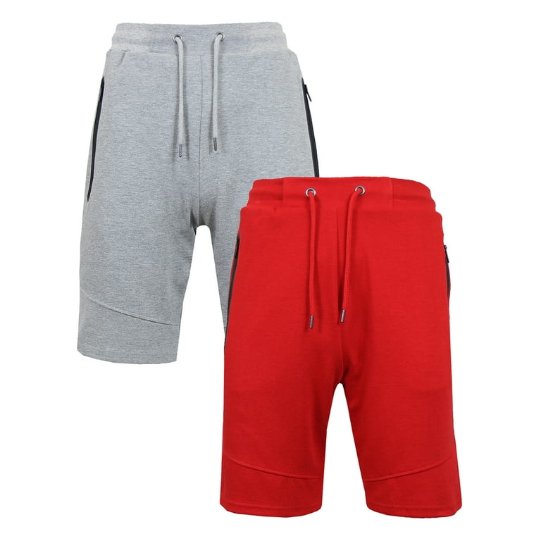 Jogger shorts with zipper pockets hot sale