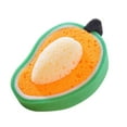 thumbnail image 3 of 1Pc/4PcsFruitShapeSpongeScouringPadCleaningClothRemovingStainsSpongeKitchenTools, 3 of 6