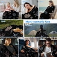 thumbnail image 5 of Black Coastal Cooling Blanket,Lightweight Breathable Summer Throw Blanket with Double Sided Cold Effect,Nautical Summer Beach Sea Turtle Starfish Picnic Blankets Bed Sheet for Hot Sleepers 40"x60", 5 of 8