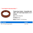 thumbnail image 2 of Timing Cover Gasket - Compatible with 1990 - 1991 Audi Coupe Quattro 2.3L 5-Cylinder, 2 of 2