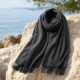 thumbnail image 5 of Lumtrix Women’s Scarf Soft Fall Winter Wrap 70.87 Inch Long Lightweight Shawl with Tassel Fashion Scarves N One Size, 5 of 5