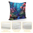 ERAPDAUR Mushrooms Fashion Style DirtResistant Throw Pillow Covers for