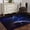 Blue Indigo, variant on Area Rug for Living Room, Navy Blue Sky Non-Slip Indoor Large Carpet for Bedroom/Dining Room, Modern Art Stars Washable Low-Profile Rectangle Floor Mat Runner Rugs - 3 x 5 Ft