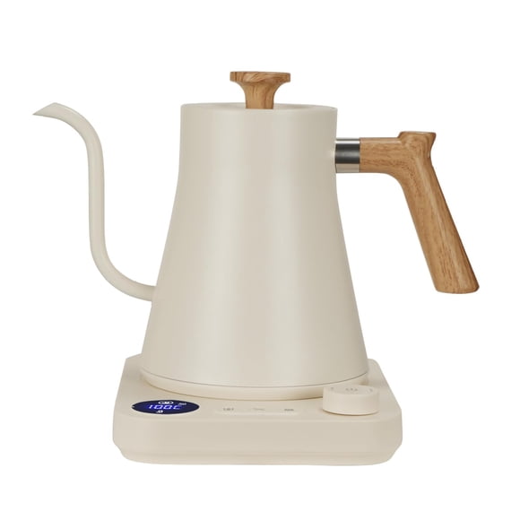 TanChihl Electric Gooseneck Kettle 304 Stainless Steel Electric Tea Kettle Temperature Control Pour-Over Coffee and Tea Pot 0.9L Quick Heating Hot Wa
