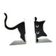thumbnail image 3 of Sujetalibros decorativo con forma de gato negro. Escultura de gato negro. Regalo ideal para amantes de los gatos y para libros pesados. A, 3 of 9