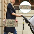 thumbnail image 7 of DIXRUYEE Stroller Organizer Cosmic Kitty Flora Printed, 7 of 7