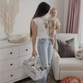 thumbnail image 4 of Putska Baby Diaper Caddy Organizer - Gift Registry For Baby Shower, Nursery Organizer, Neutral Baby Changing Table Organizer With Bibs And Pacifier Clips (A Diaper Caddy set), 4 of 8