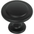 thumbnail image 2 of Laurey 57020 1 3/8" Knob Newport Matte Black, 2 of 2