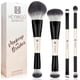 thumbnail image 1 of Juego de brochas de maquillaje HEYMKGO de 4 piezas con doble punta para uso en viajes, 1 of 7