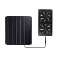 thumbnail image 1 of 20W 12V Panel Solar Extractor de Aire Extractor de Aire para Oficina Al Aire Libre Perro Gallinero Invernadero Panel Solar Impermeable, 1 of 8