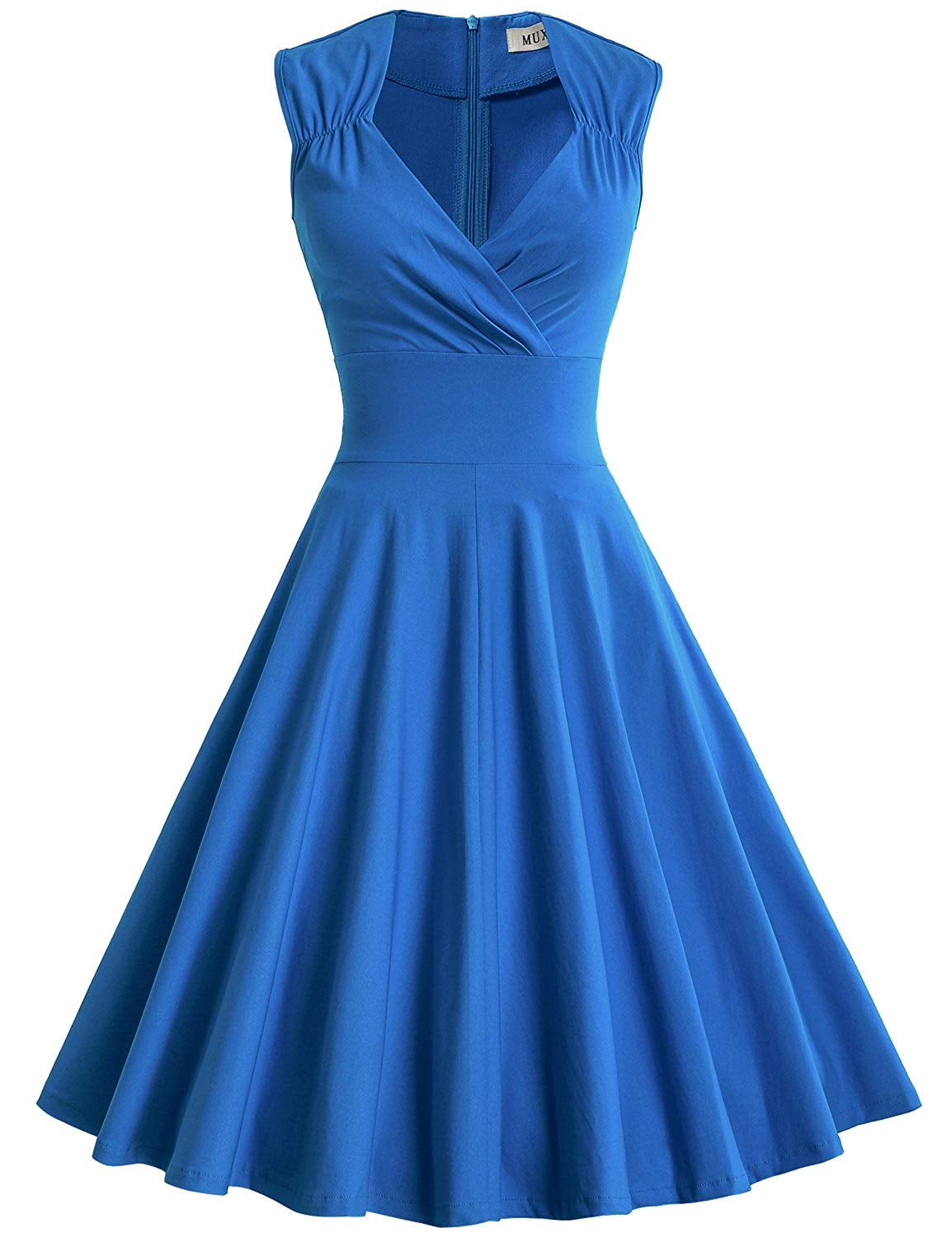 Muxxn Dresses - Womens Small V-Neck Cap-Sleeve Sheath Dress S - Walmart.com