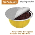 thumbnail image 2 of Aluminum Foils Lids Seals - Reuse Capsules Coffee Pods 120Pcs, for Vertuoline Vertuo Reuse Coffee Pods Cover Seals 62mm, 2 of 5