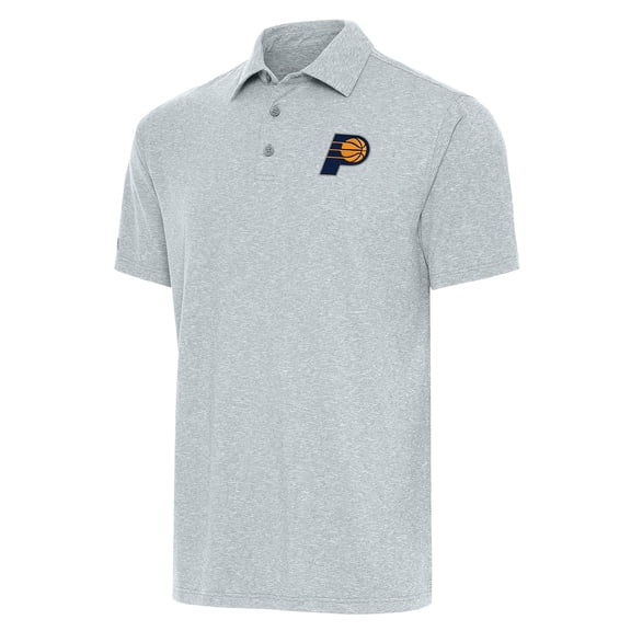 Men's Antigua  Heather Gray Indiana Pacers Big & Tall Par 3 Polo