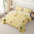 thumbnail image 3 of Catabedysis 26 Alphabet Print Bed Spread Queen For Boys,Cartoon Animals Queen Coverlet Set,3 Pieces, 3 of 7