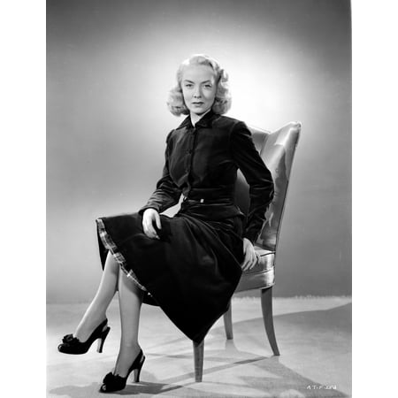 Audrey Totter Seated in Classic Photo Print (8 x 10) - Walmart.com ...