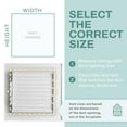 thumbnail image 4 of Ceiling Register - Air Vent Covers for Home Ceiling or Wall - 10X4 Inch (Duct Opening) 1-Way White Grille Register Cover with Adjustable Damper for HVAC Heat and Cold Air Conditioner, 4 of 9