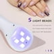 thumbnail image 3 of Bienvenido Lámpara de uñas LED UV de mano, secador de uñas recargable, máquina de estilismo de delfines, portátil, salón de bricolaje para el hogar, arte de uñas, 3 of 6